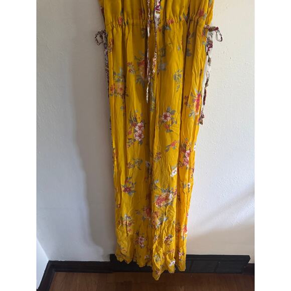 Free People Georgia gold jumpsuit - Picture 4 of 5